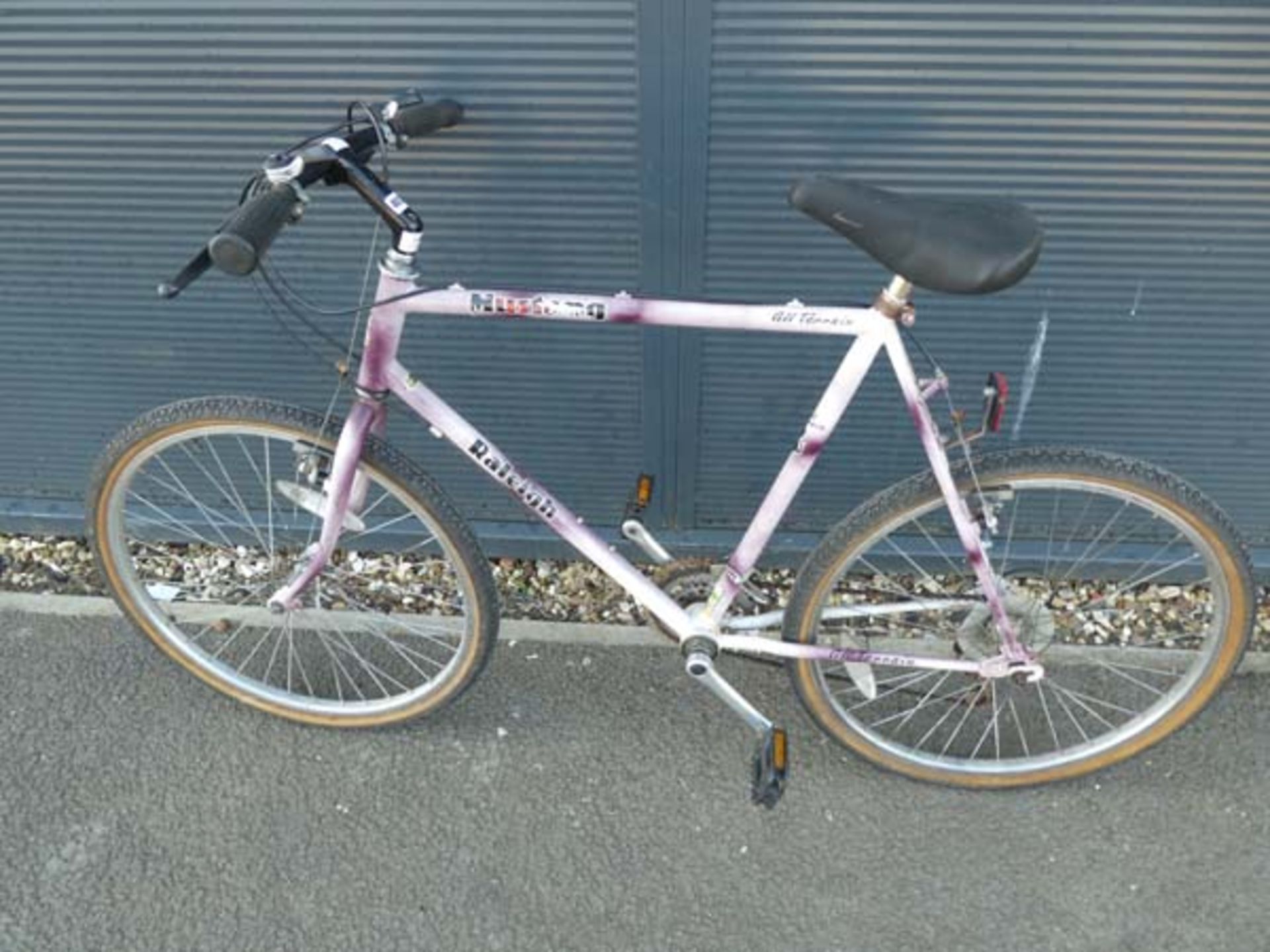 Pink Raleigh gents mountain bike