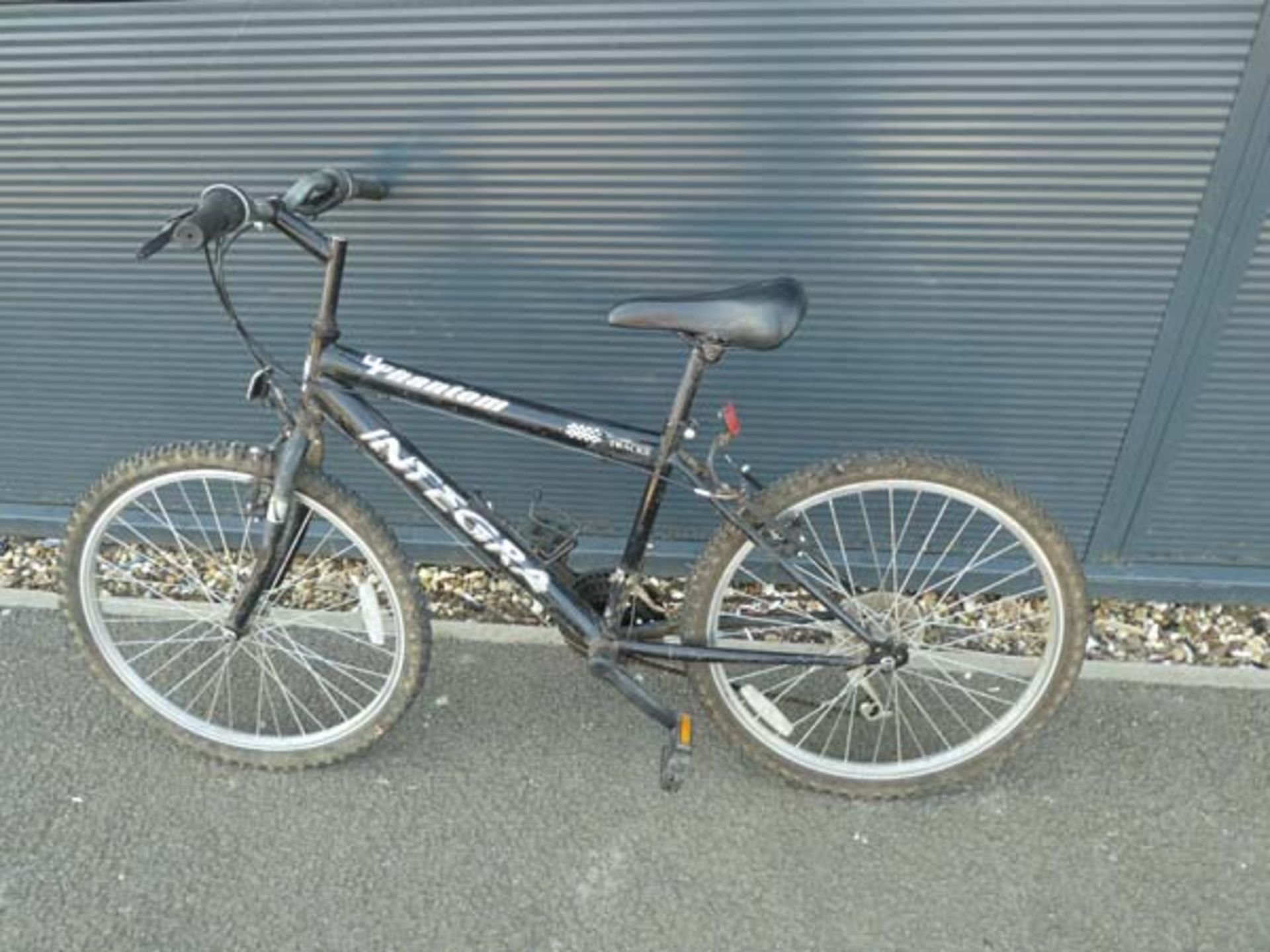 Integra black and silver mountain bike