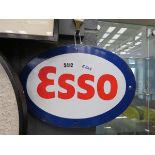 Painted Esso sign