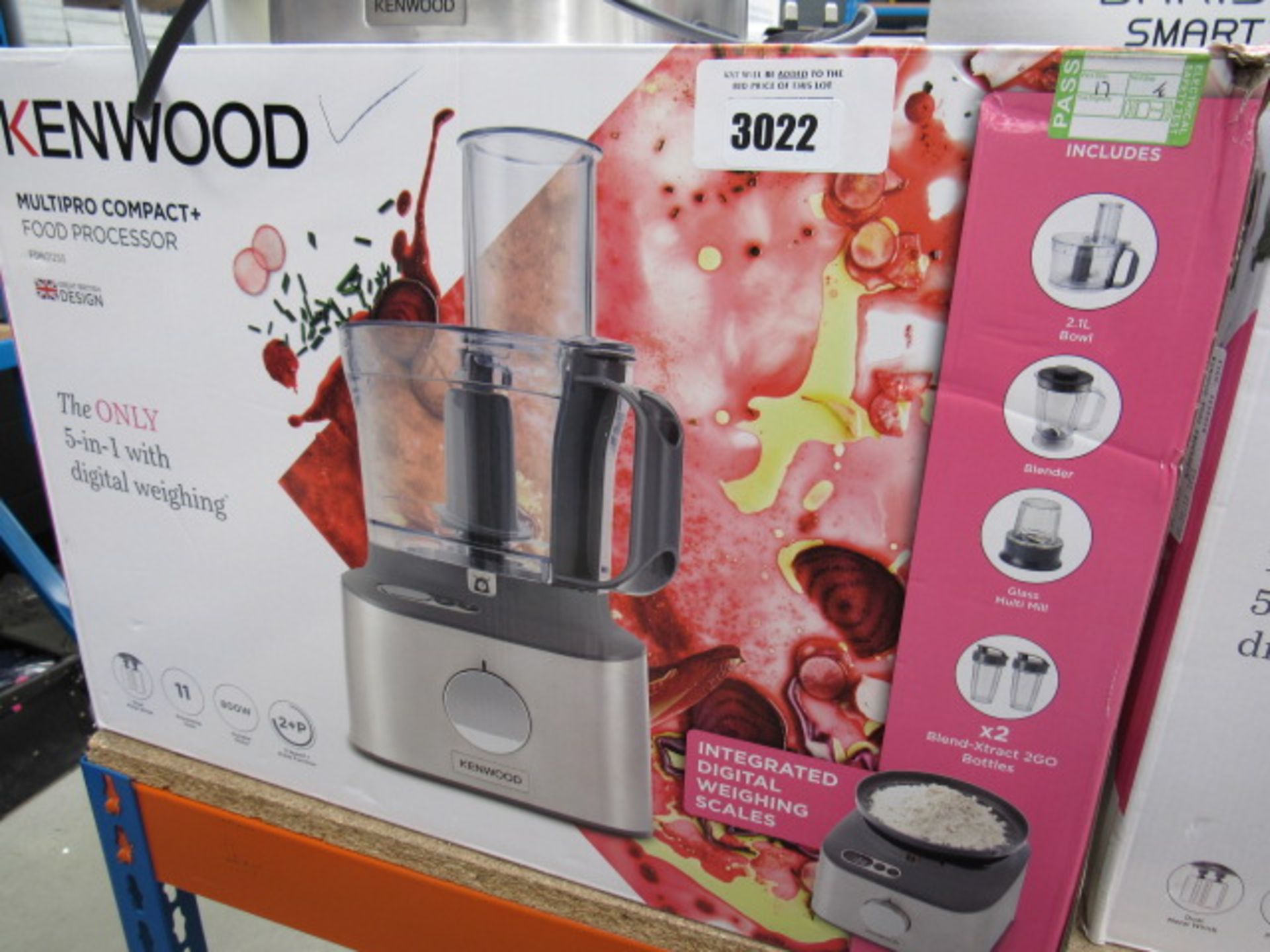 1 4 Kenwood multi pro compact plus food processor with box