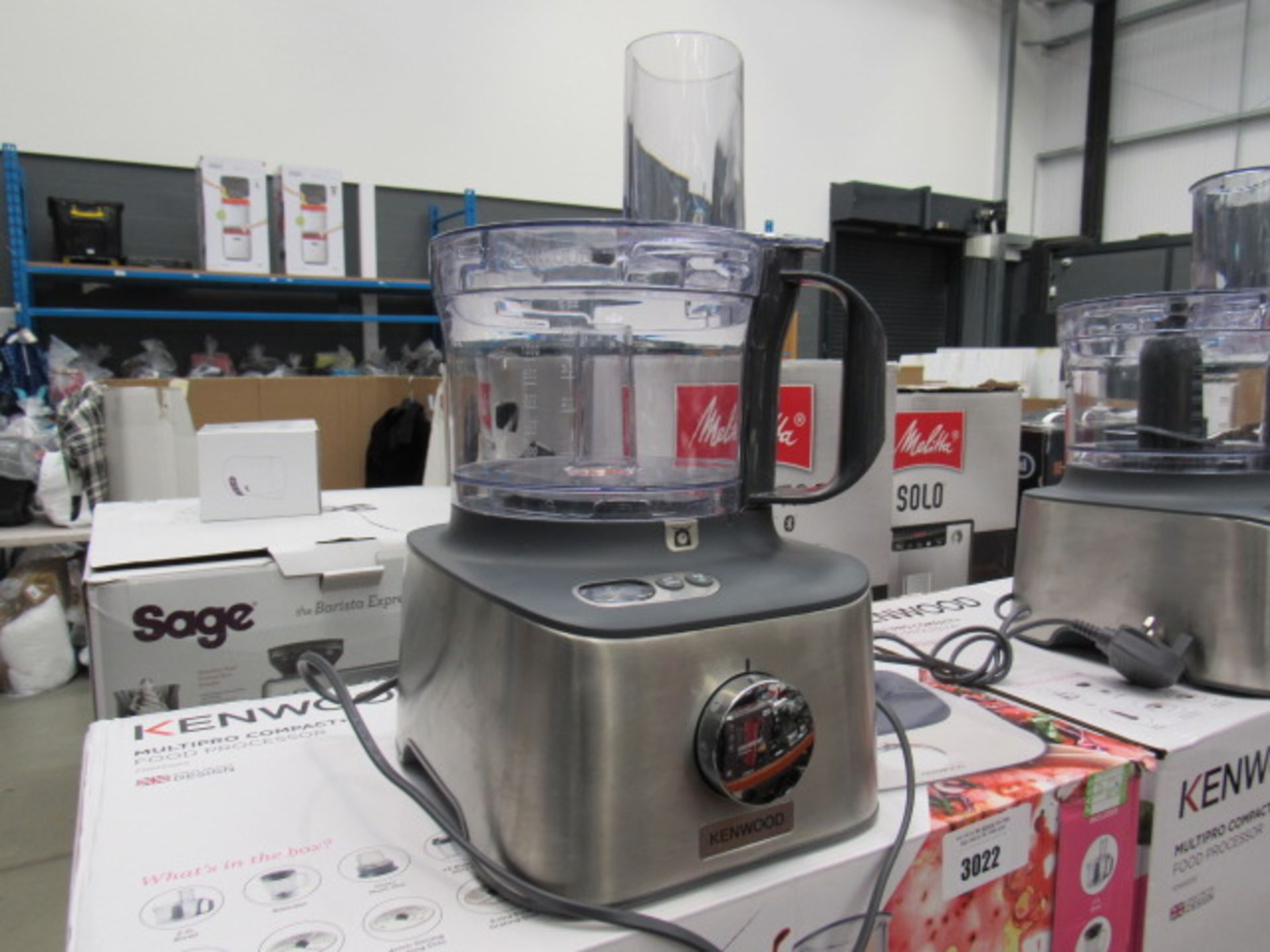 1 4 Kenwood multi pro compact plus food processor with box - Image 2 of 3