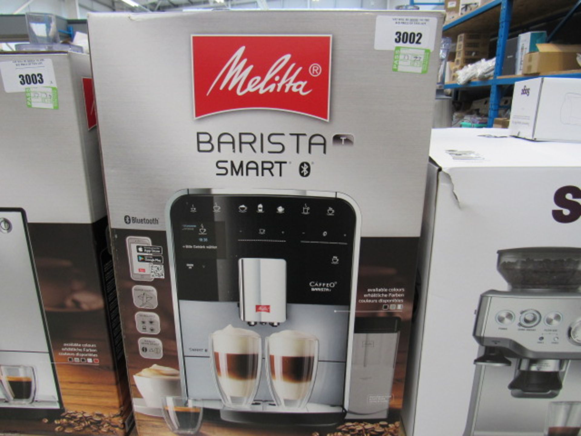 73 Melita Barista smart bluetooth coffee machine, with box