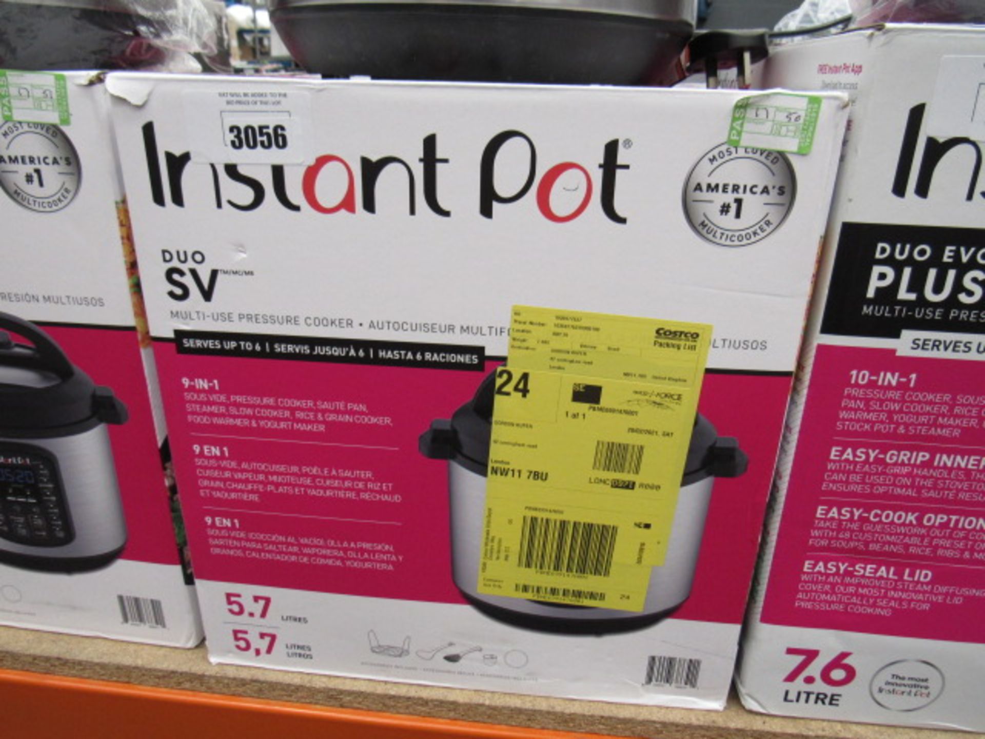 (TN50) Instant Pot multi use pressure cooker with box