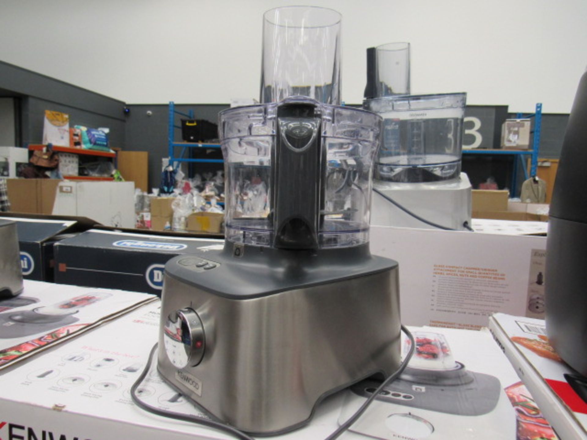 4 Kenwood multi pro compact plus food processor with box - Image 2 of 3