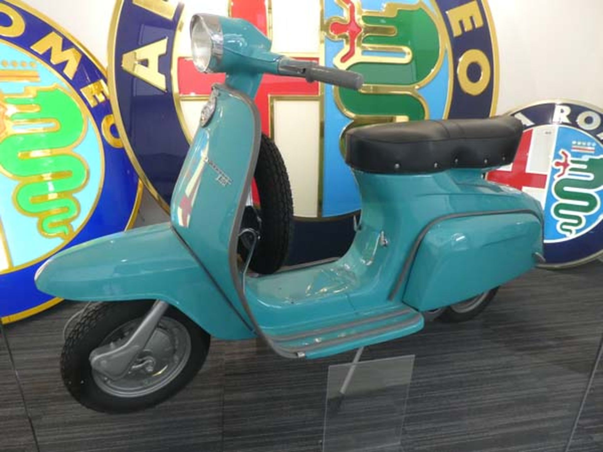 (1968) Lambretta J50 in green, 50cc, first registered in the UK in 2012, Registration XBY 458F,