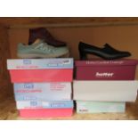 13 boxes of ladies shoes