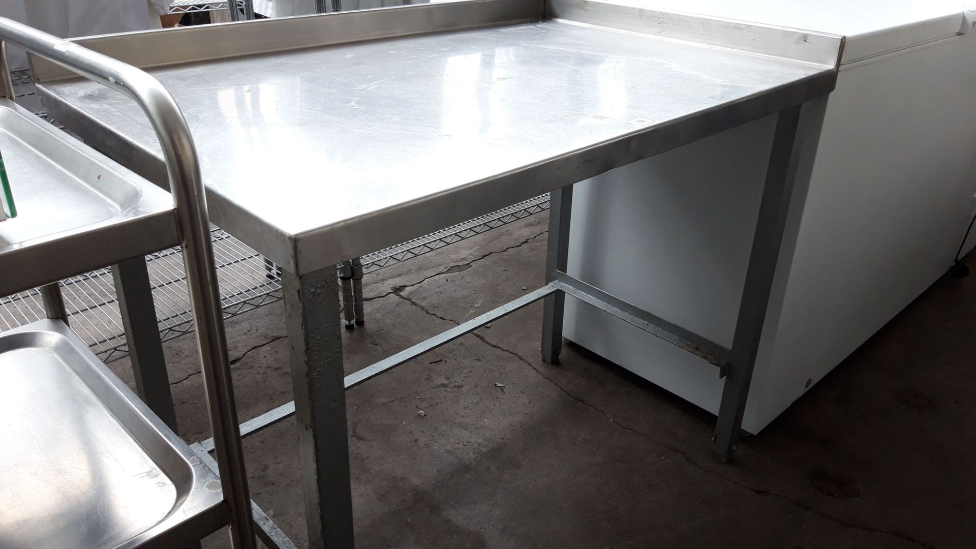 108cm stainless steel preparation table