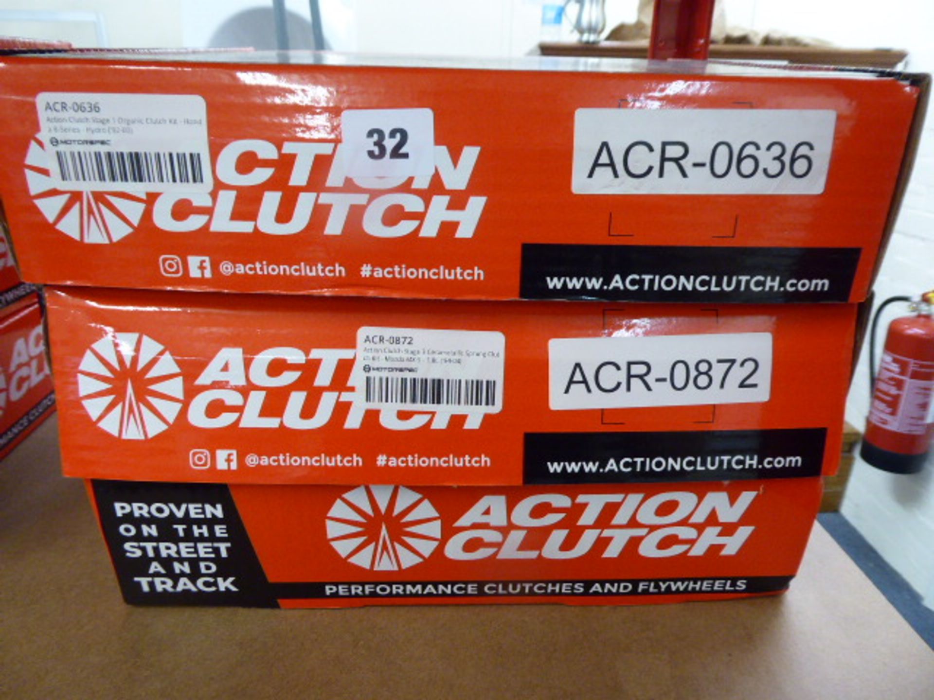 Three assorted Action Clutch clutch kits