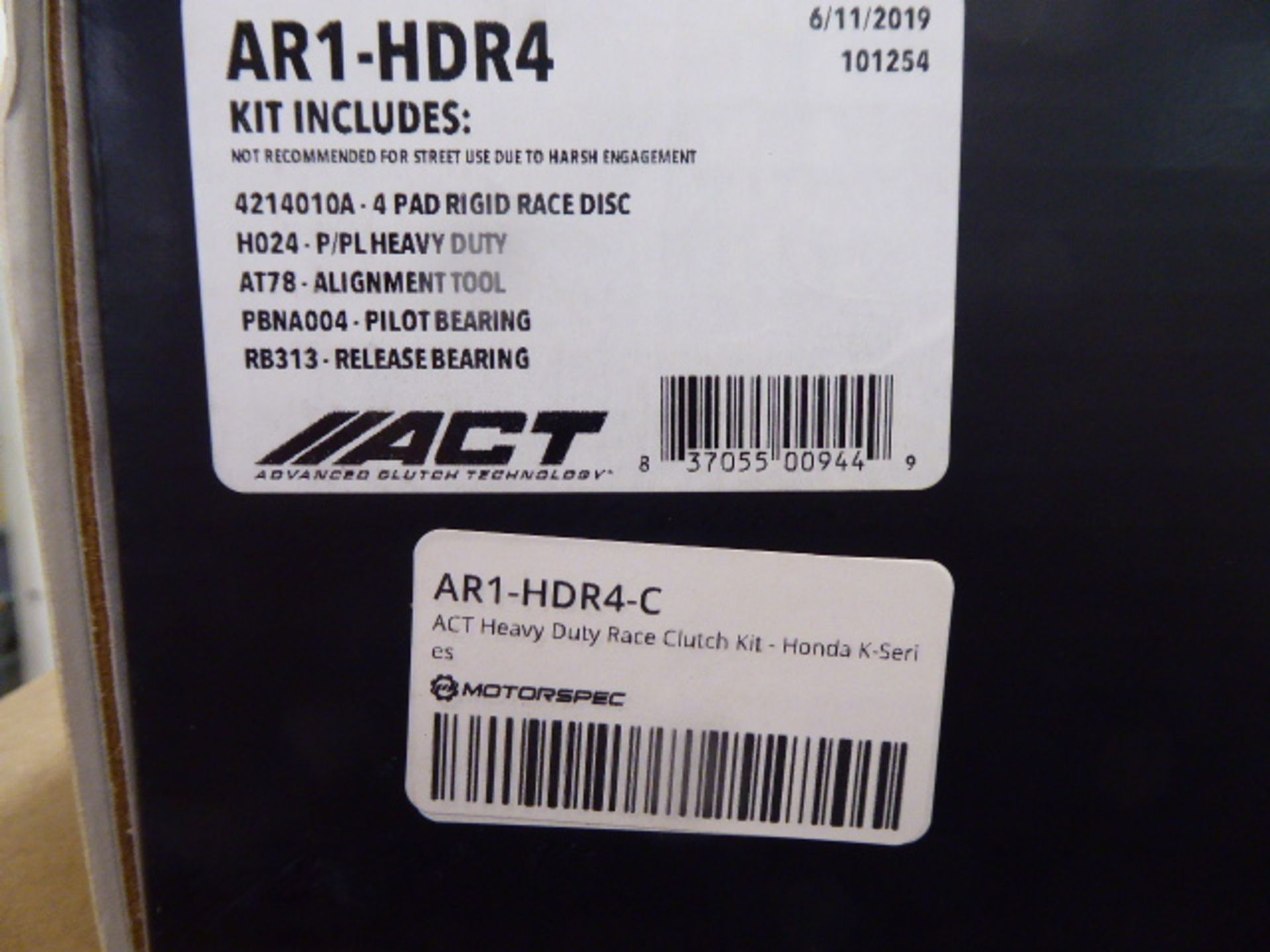 ACT heavy duty race clutch kit - Image 2 of 2