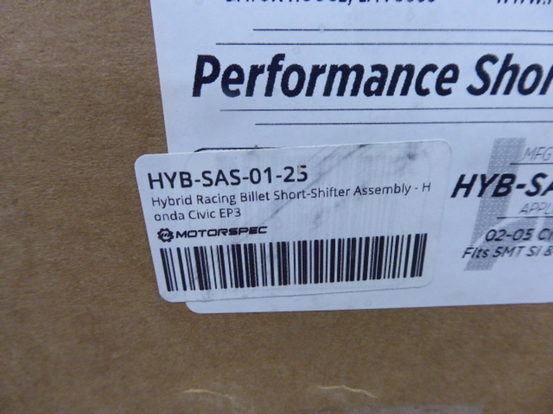 Assorted Hybridracing.com parts including performance short shifters, throttle body adapter and cold - Image 3 of 4