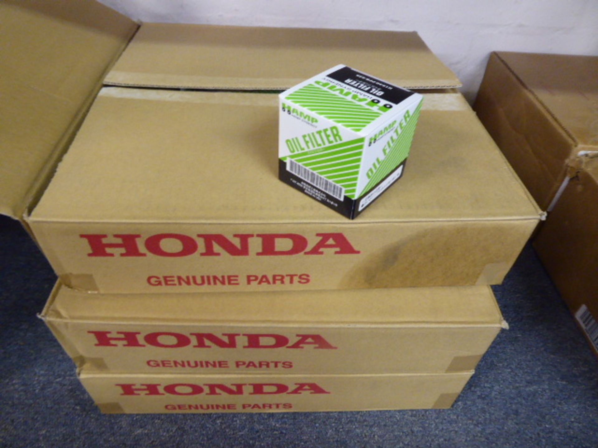 Three boxes of HAMP Synergy oil filters