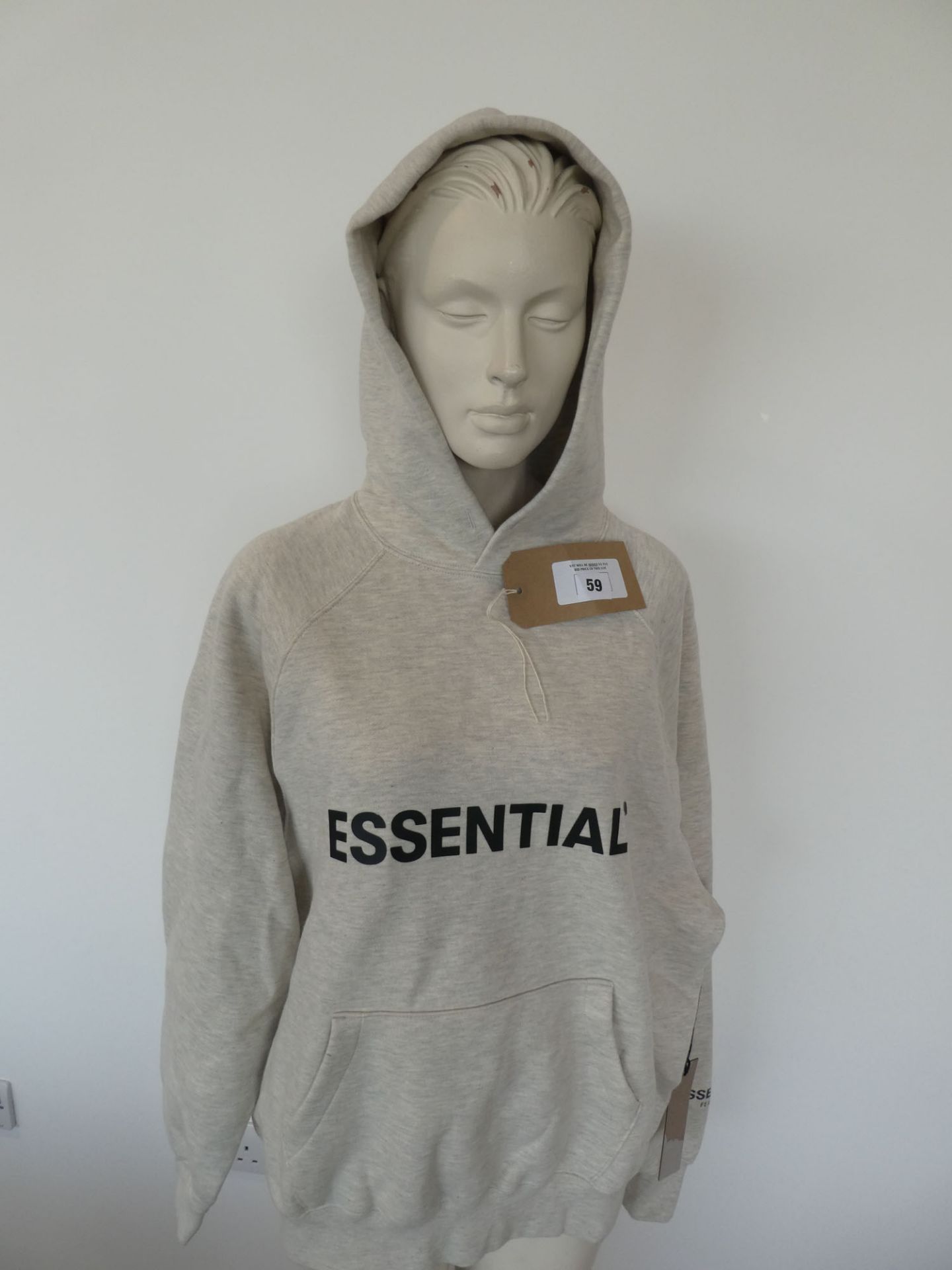 Essentials Fear of God hoodie in light grey size S - Image 2 of 5