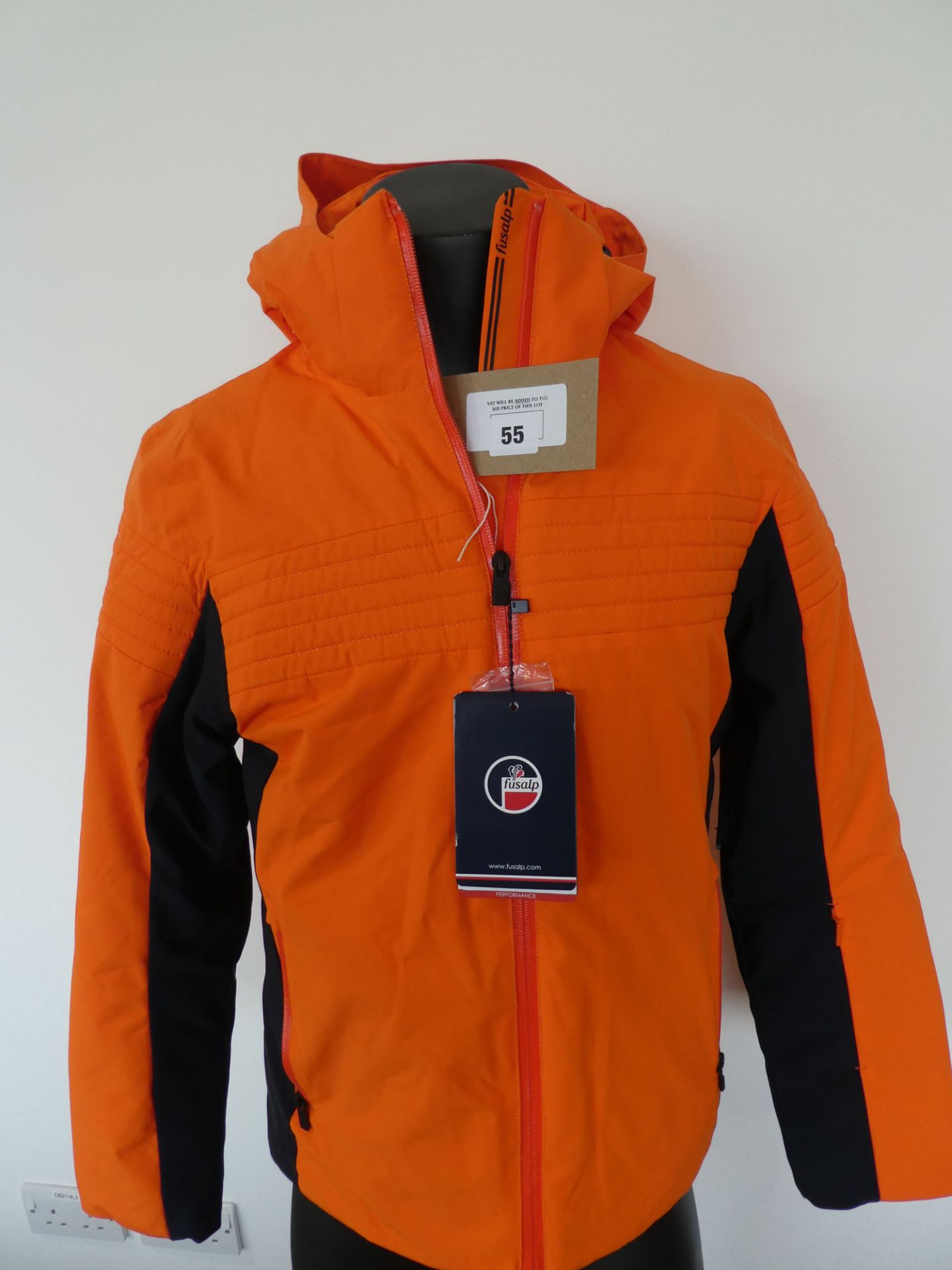 Fusalp avoriaz II ski jacket in bright orange size 48