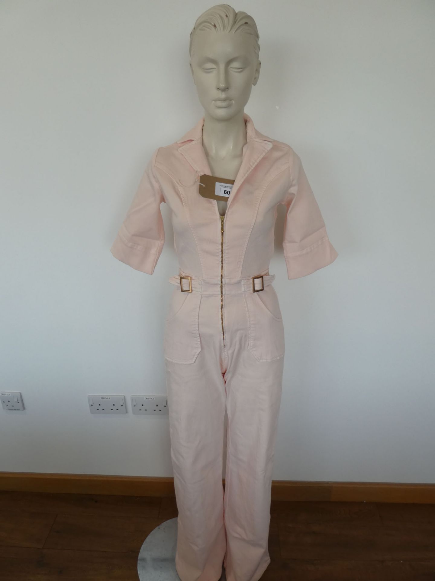 Donna Ida ladies cassandra flared jumpsuit let's pinky promise size S