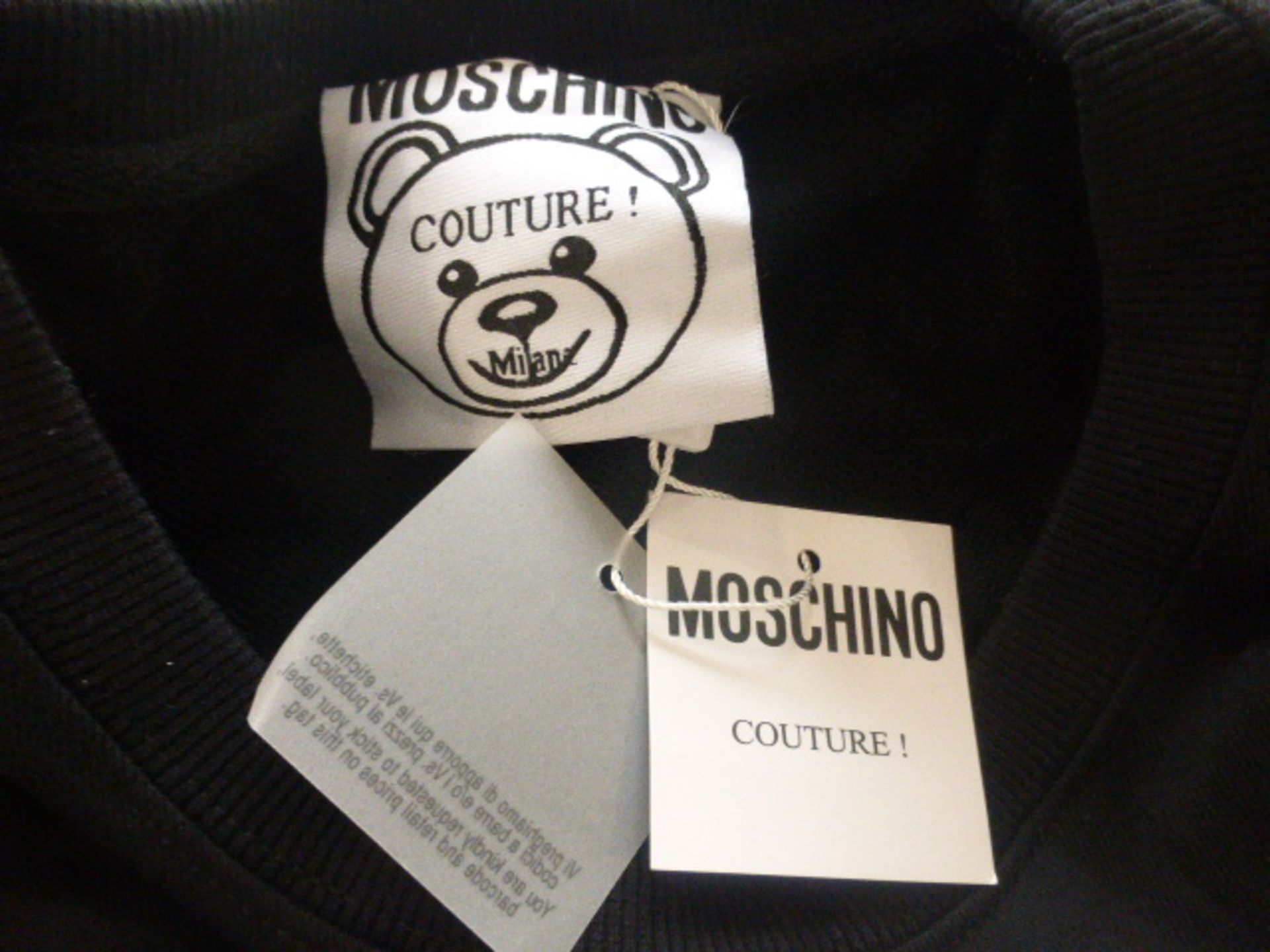 Moschino Couture teddy bear sweatshirt (XL) - Image 2 of 2