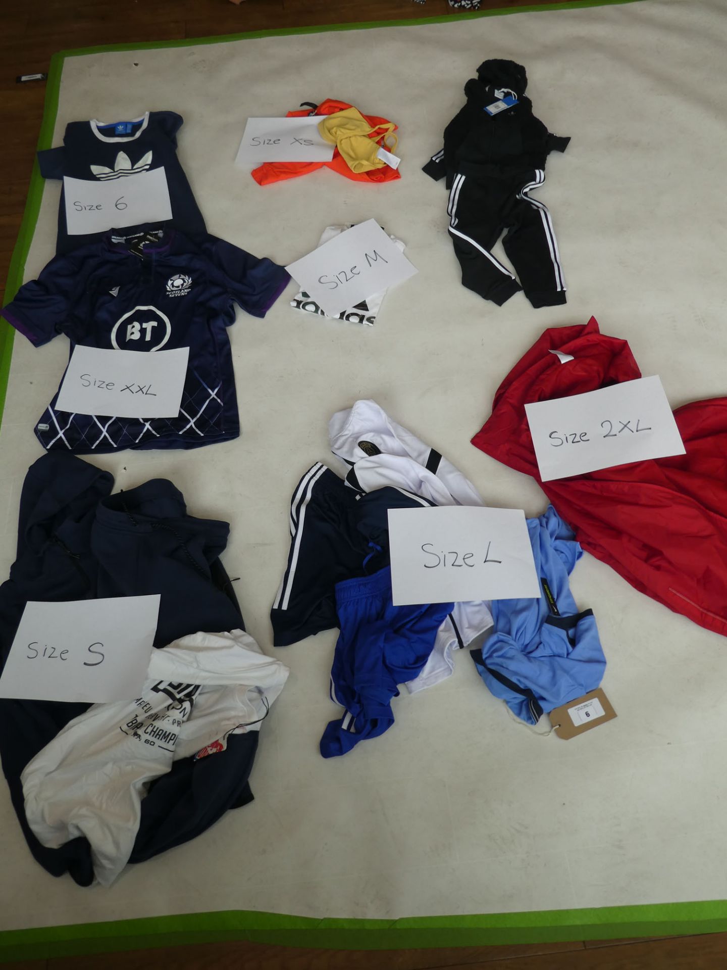 Selection of sportswear to include Adidas, Nike, Macron, etc (sizes on 2nd photo) - Image 2 of 2