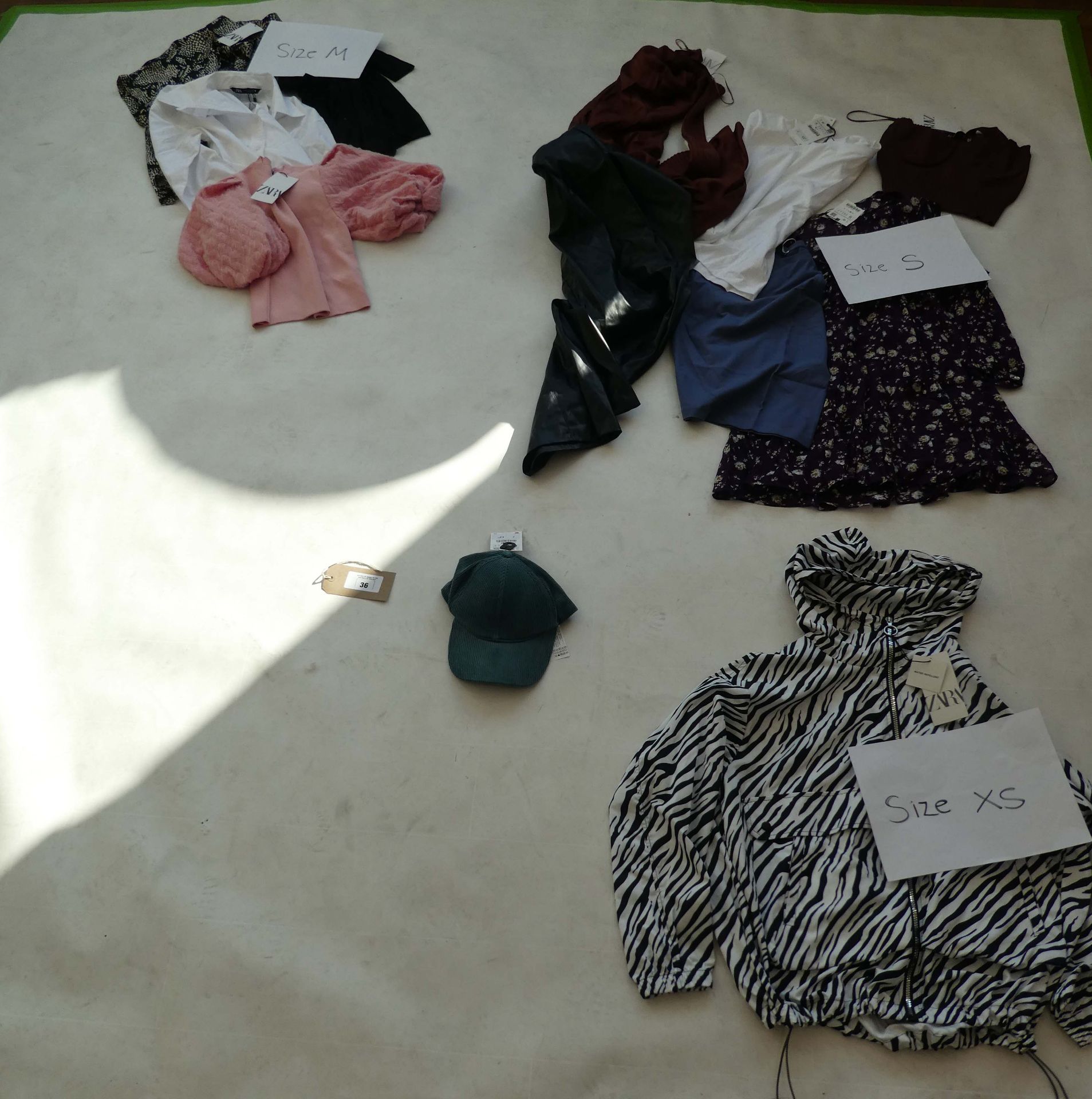 Selection of Zara clothing to include dresses, tops, jacket, etc (sizes on 2nd photo) - Image 2 of 2