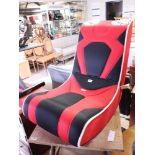 Red and black gaming chair