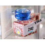 (2142) 3 boxed yo-yos with unboxed yo-yo