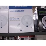 5 boxed Pro Elec 16'' wall fans