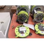 Small, medium and large cable reel set (40m, 25m and 10m)