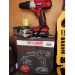 Duratool battery cordless drill, spare lithium battery
