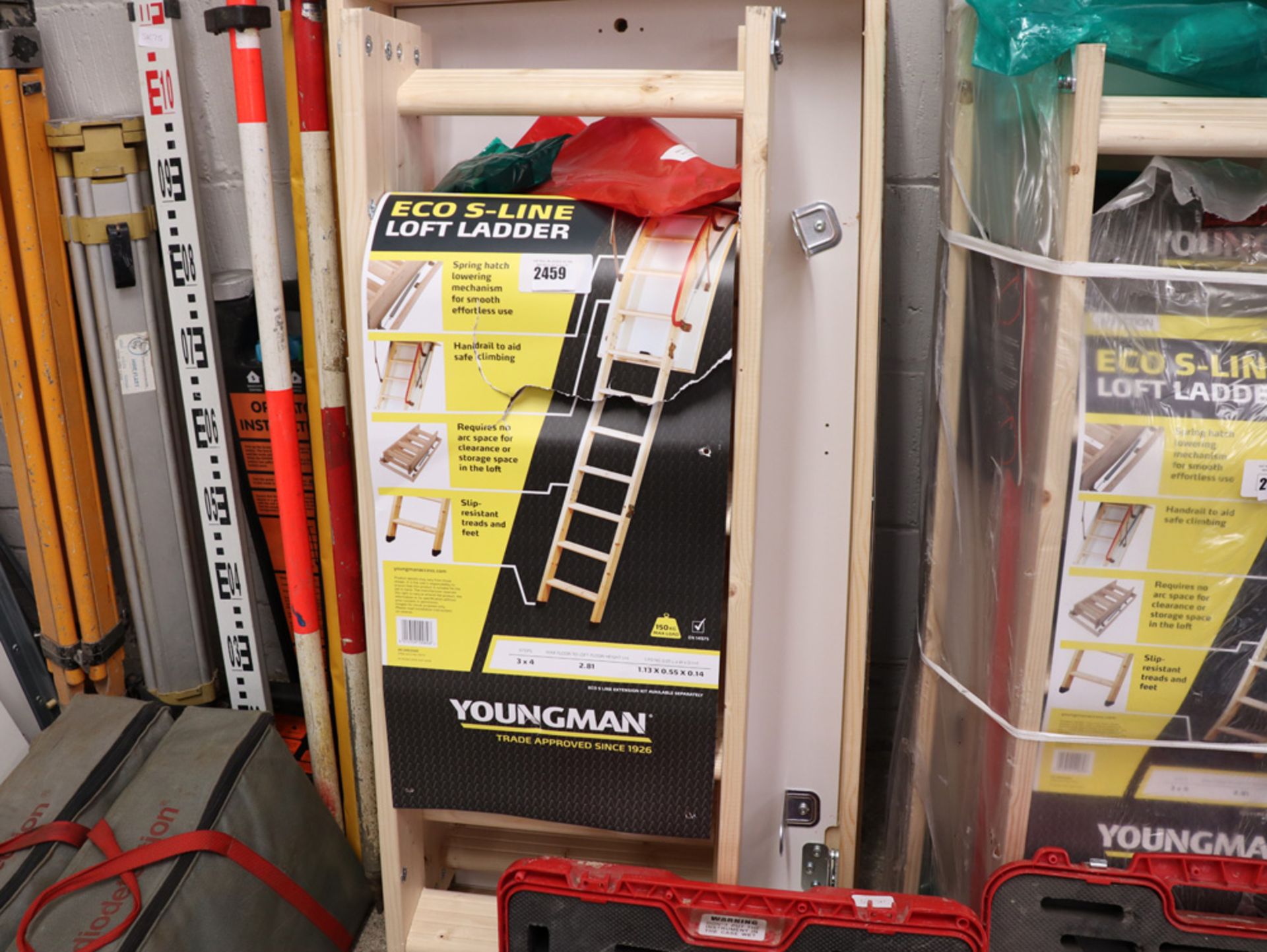 Youngman 3 section Eco S Line loft ladder