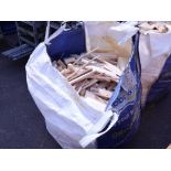 Builders bag of pine offcuts