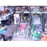 Honda GXV160 petrol engine rotary lawn mower with no grass box