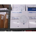 5 boxed Pro Elec 16'' wall fans