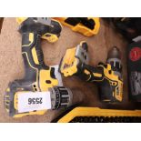 2x Dewalt brushless 18v drills (no batteries)