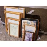 Small assortment of mainly framed and glazed pictures