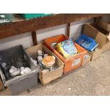 6 boxes containing mixed glassware and ceramics