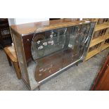 (2100) 1970s decorative glazed display cabinet