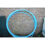 Length of blue tubing