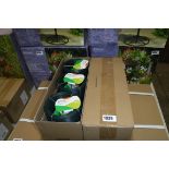 2 boxes containing 18 packs of heavy duty garden wire