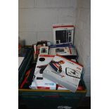 Crate containing Nintendo 3DS character fun pack, large quantity of gaming accessories incl. 3DS