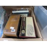 Box containing 3 transistor radios