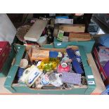 3 boxes containing toys, crockery, china and household goods