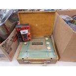 Boxed digital multimeter plus vintage radio