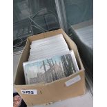 Box containing quantity of postcards