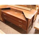 Mid century dressing unit with 2 drawers