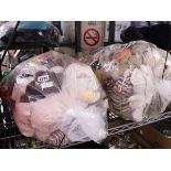 2 bags of mixed childrens cuddly toys