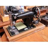 Harris 9H hand operated Singer sewing machine