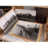 Assortment of photos of various locomotives