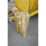 Roll of 45cm height log roll border