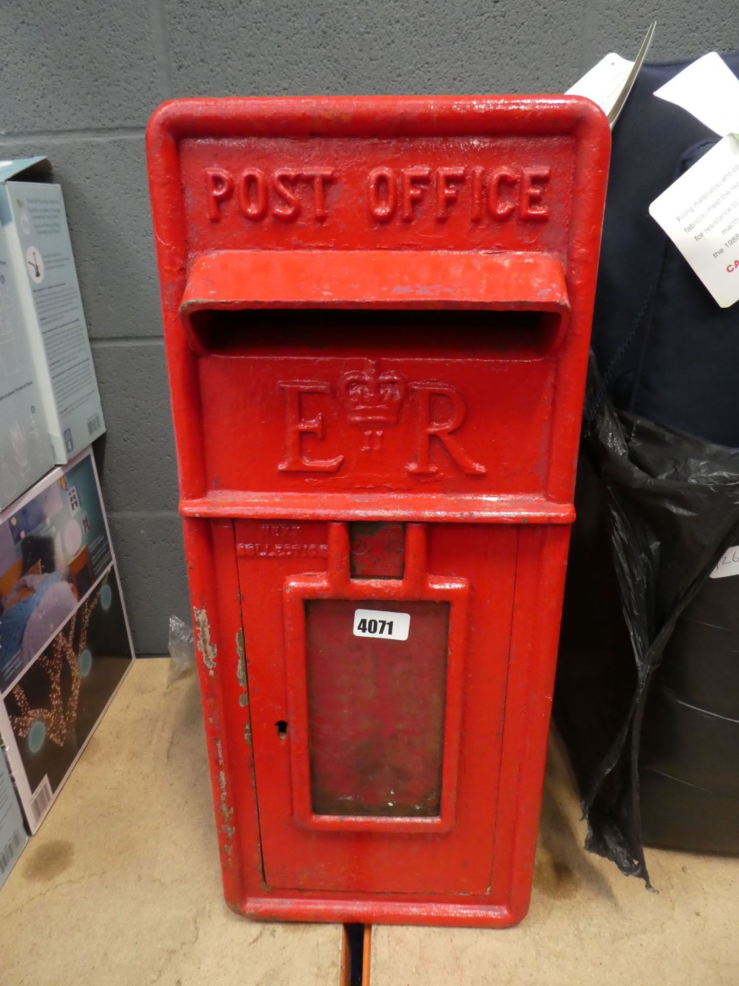 Vintage red postbox