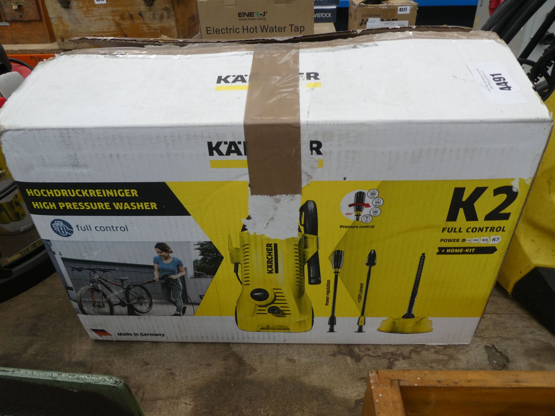 Boxed Karcher K2 electric pressure washer