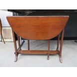 Edwardian mahogany Pembroke table