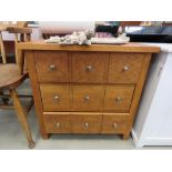 Oak next chest of 3 drawers